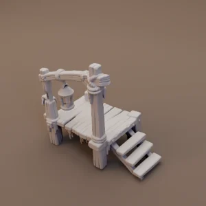 Lantern Dock with Steps
