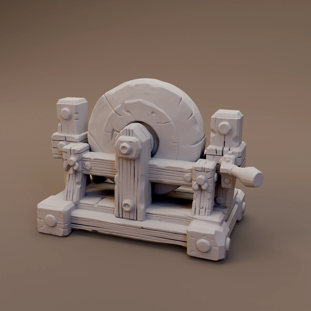 Hand Cranked Grinding Wheel