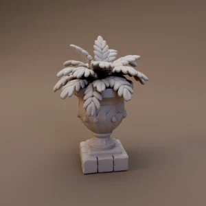 Lush Fern in Stone Urn