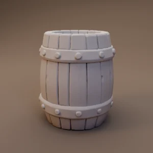 Wooden Ale Barrel