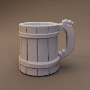 Wooden Ale Tankard