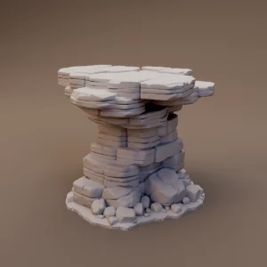Mushroom Shaped Rock Pillar