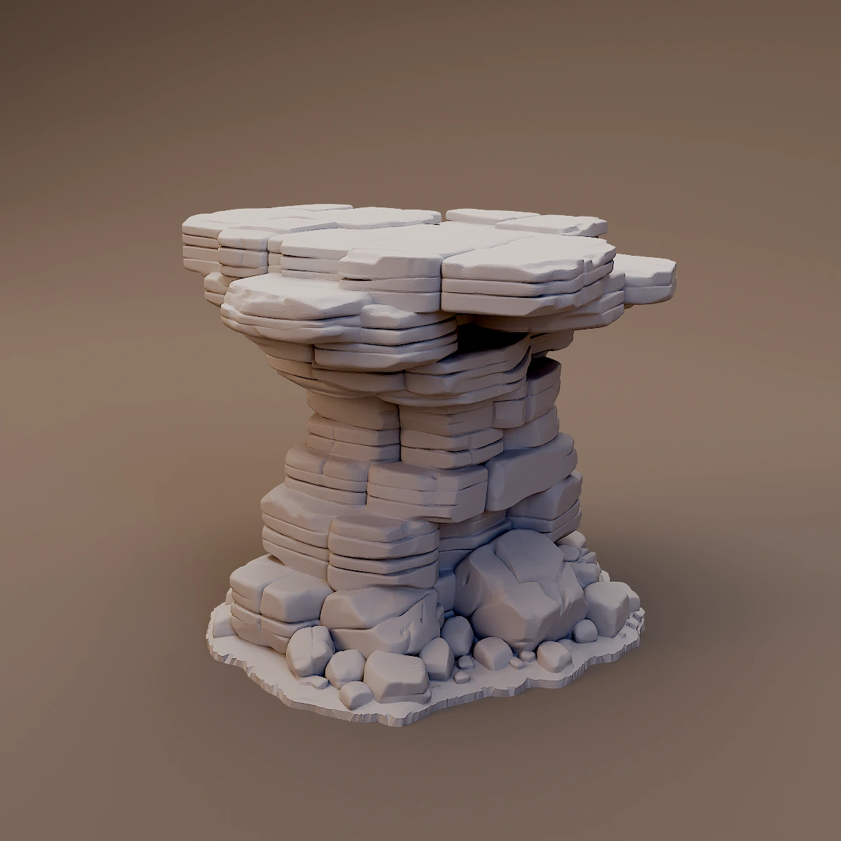 Mushroom Shaped Rock Pillar