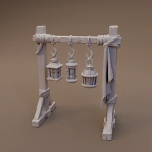Hanging Lantern Display Rack