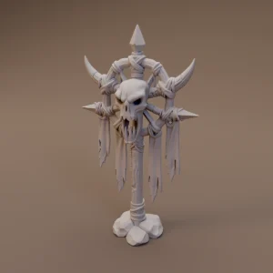 Feathered Skull War Standard