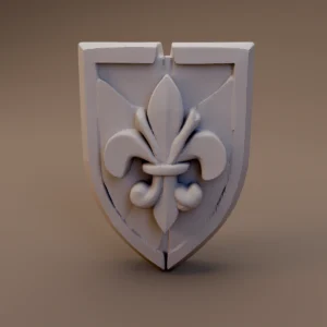 Fleur De Lis Shield
