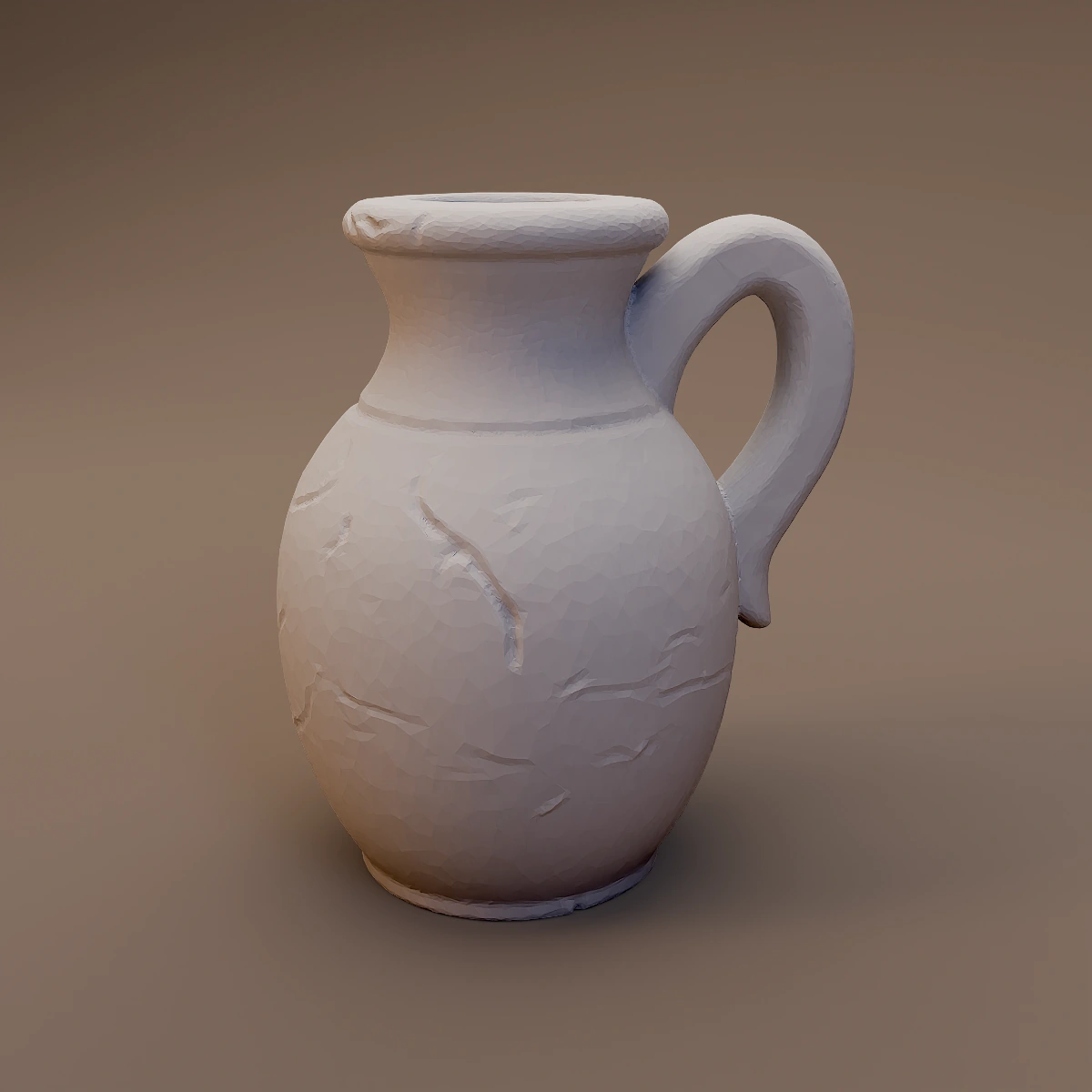 Weathered Clay Pitcher