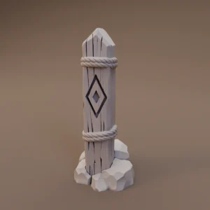 Rope Bound Timber Marker