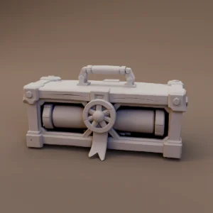 Ornate Scroll Carrying Case