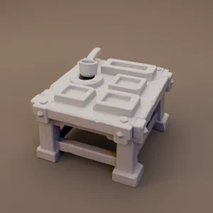 Stone Topped Smithing Table