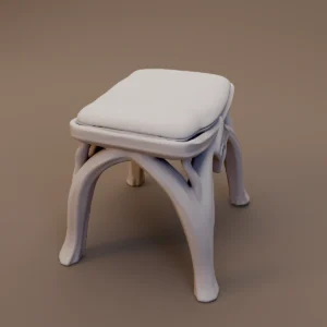 Curved Elven Stool