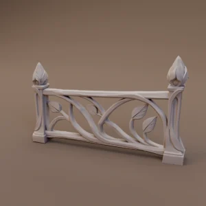 Leaf Pattern Garden Railing