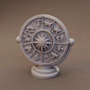 Zodiac Wheel on Stand