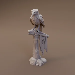 Raven Totem Post
