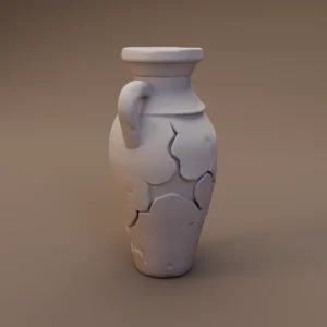 Cracked Ceramic Pitcher