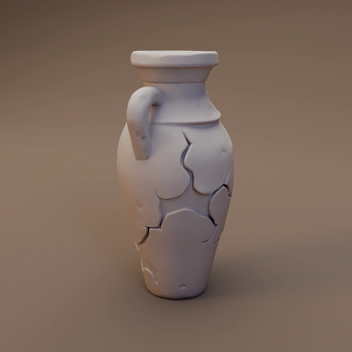 Cracked Ceramic Pitcher