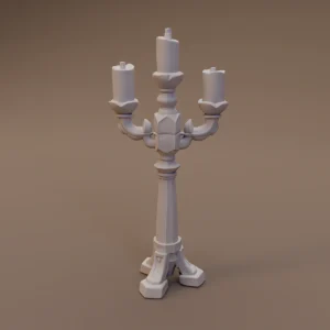 Three Candle Floor Candelabrum
