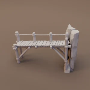 Wooden Trestle Bridge