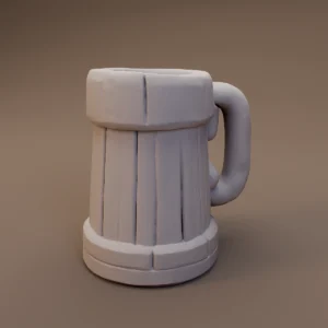 Plain Wooden Mug