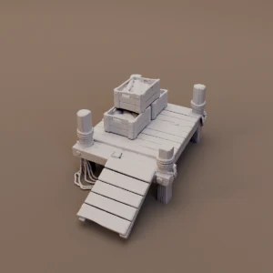 Small Cargo Dock with Ramp