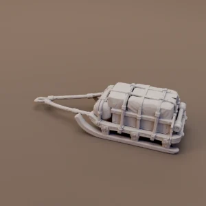 Sled with Supply Bundle