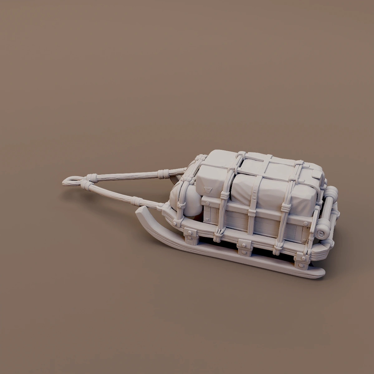 Sled with Supply Bundle