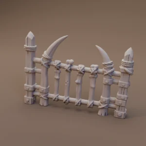 Curved Spike Barrier