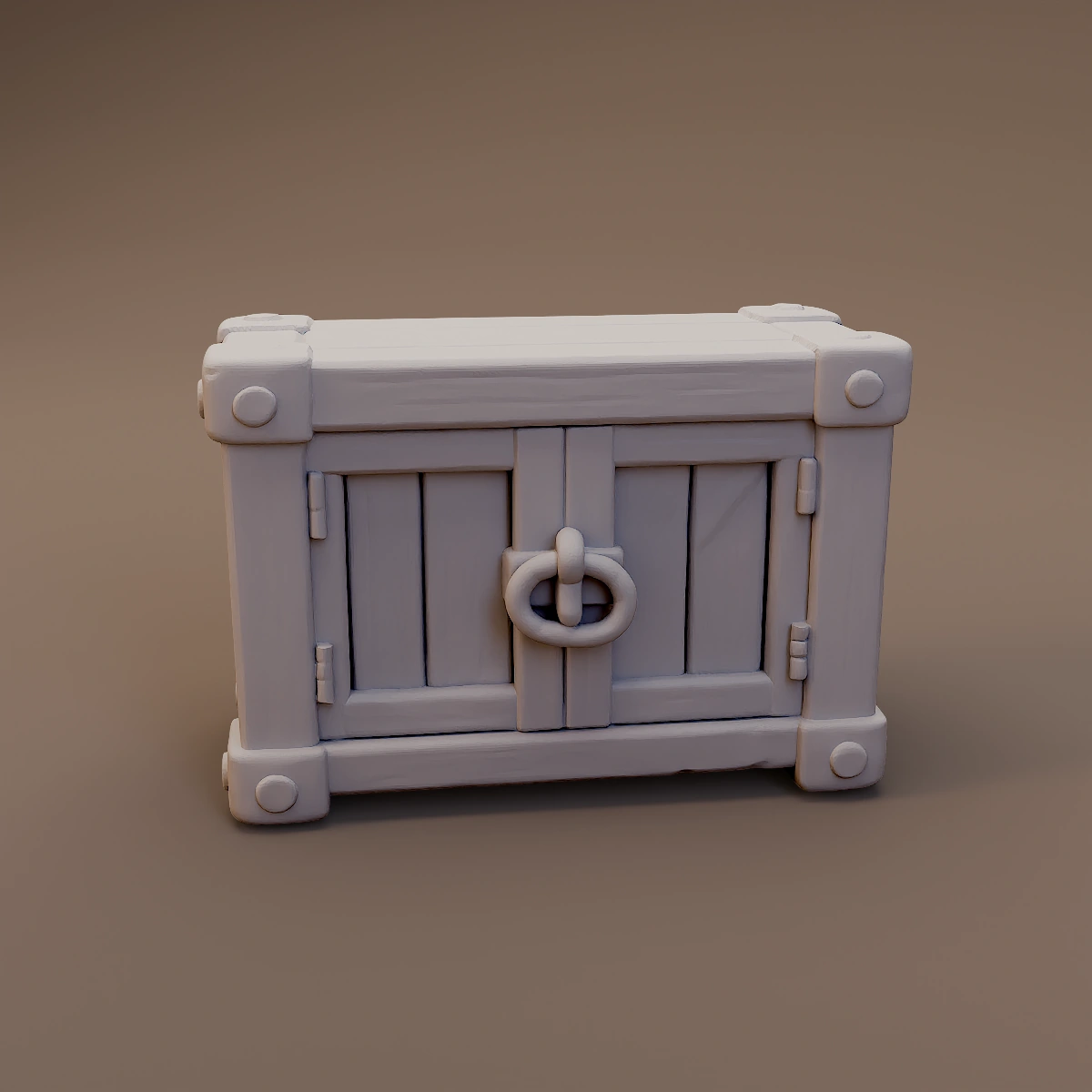 Ring Handled Small Cupboard