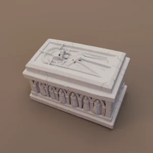 Gothic Stone Sarcophagus