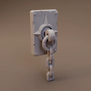 Wall Anchor with Heavy Chain