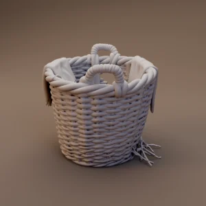Wicker Basket with Rope