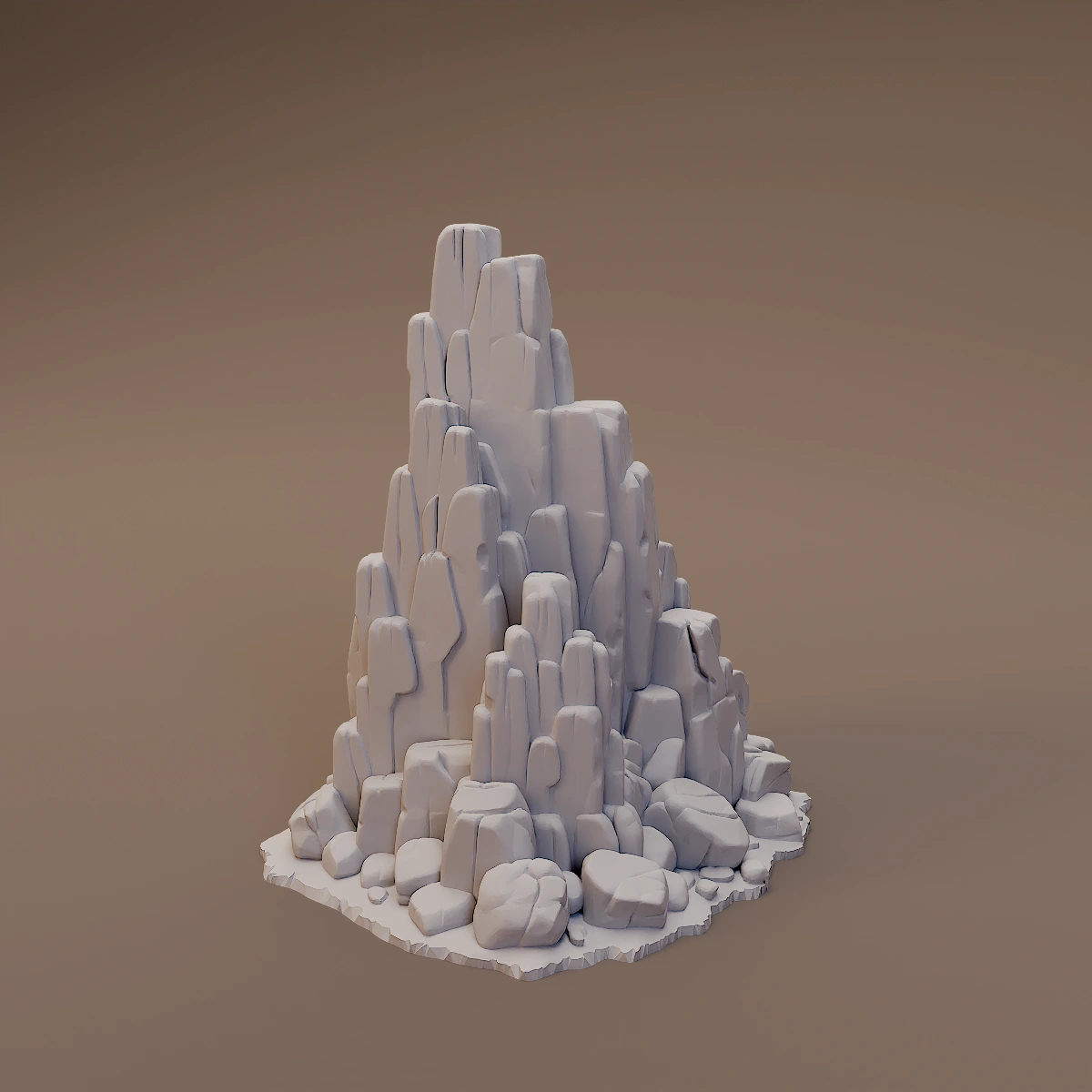 Clustered Desert Rock Spires