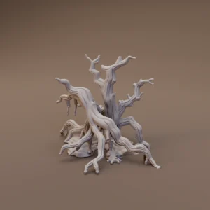 Dead Tree with Exposed Roots