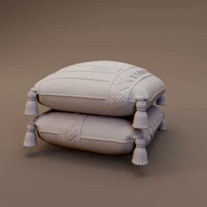 Stacked Floor Cushions