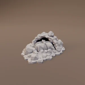 Small Stone Cache with Supplies