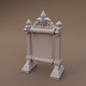 Ornate Standing Mirror
