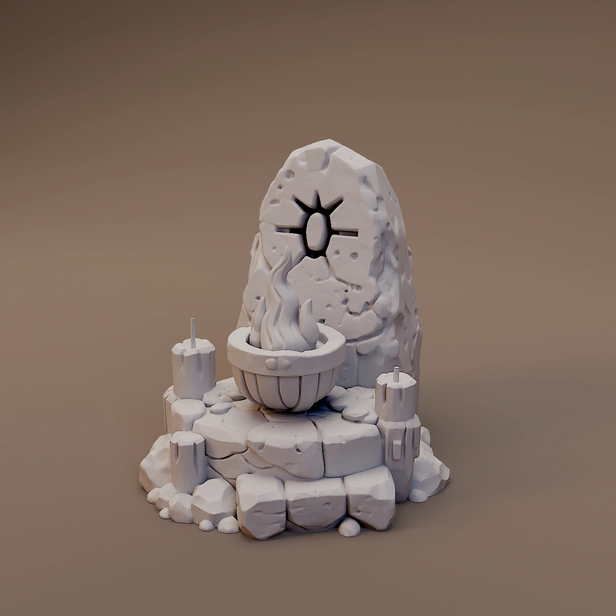 Sun Rune Brazier Shrine