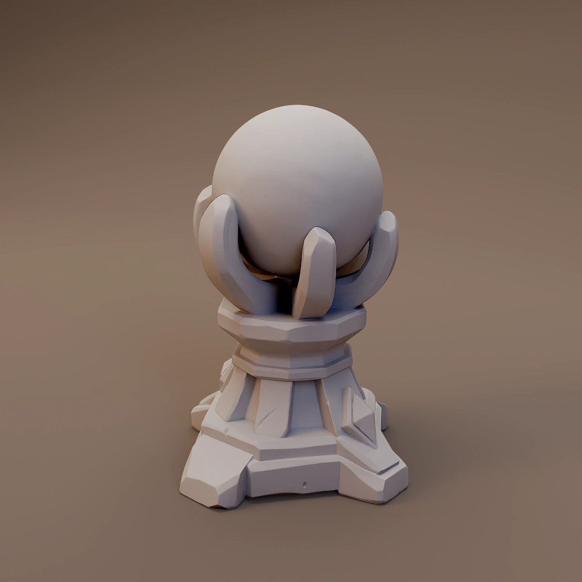Crystal Orb on Pedestal