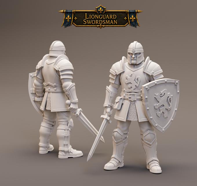 lionguard swordsman – Kingdom of Aurelion