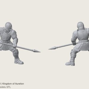 Pike Guard – podgląd STL – Kingdom of Aurelion